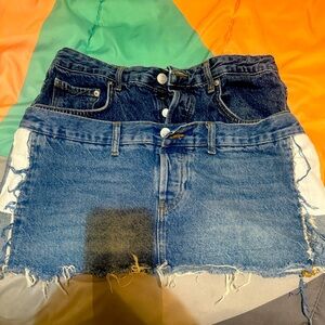 Zara denim Skirt